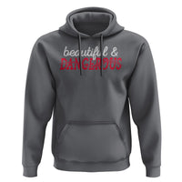 Beautiful Dangerous Strong Women Female Military Hoodie - Wonder Print Shop