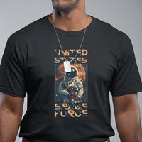Funny US Space Force Army Astronaut T Shirt - Wonder Print Shop