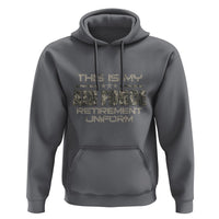 This Is My Air Force Retirement Uniform Hoodie Retired Military Veteran - Wonder Print Shop