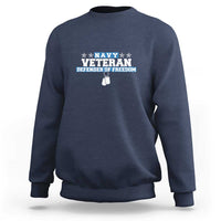 Navy Veteran Sweatshirt Defender Of Freedom - Wonder Print Shop