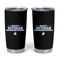 Navy Veteran Tumbler Cup Defender Of Freedom