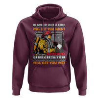 Funny Firefighter Hoodie Playing With A Firefighter Will Get You Wet - Wonder Print Shop