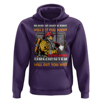 Funny Firefighter Hoodie Playing With A Firefighter Will Get You Wet - Wonder Print Shop