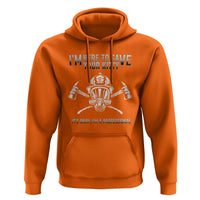 Funny Firefighter Hoodie I'm Here To Save Your Kitty Professional Fireman - Wonder Print Shop