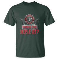 Funny Firefighter T Shirt Where The Hose At? Fireman Pun Joke - Wonder Print Shop