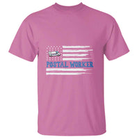 USA Flag Mailman Mail Lady Postal Worker T Shirt - Wonder Print Shop