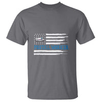 USA Flag Mailman Mail Lady Postal Worker T Shirt - Wonder Print Shop