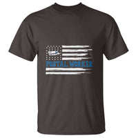 USA Flag Mailman Mail Lady Postal Worker T Shirt - Wonder Print Shop