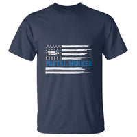 USA Flag Mailman Mail Lady Postal Worker T Shirt - Wonder Print Shop