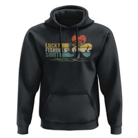 Funny Lucky Fishing Hoodie Do Not Wash Retro Fisherman - Wonder Print Shop