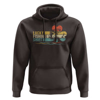 Funny Lucky Fishing Hoodie Do Not Wash Retro Fisherman - Wonder Print Shop