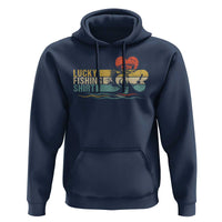 Funny Lucky Fishing Hoodie Do Not Wash Retro Fisherman - Wonder Print Shop