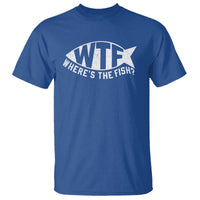 Funny Fishing T Shirt WTF Where's The Fish - Wonder Print Shop