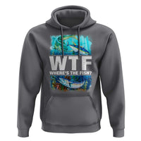 WTF Where's The Fish Fisherman Hoodie - Wonder Print Shop