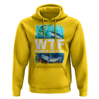 WTF Where's The Fish Fisherman Hoodie - Wonder Print Shop