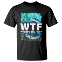 WTF Where's The Fish Fisherman T Shirt - Wonder Print Shop