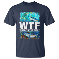 WTF Where's The Fish Fisherman T Shirt - Wonder Print Shop