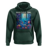 Funny Fishing Hoodie MILF Man I Love Fish - Wonder Print Shop