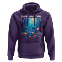 Funny Fishing Hoodie MILF Man I Love Fish - Wonder Print Shop