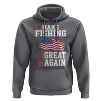 Funny Fisherman Hoodie Make Fishing Great Again America Flag - Wonder Print Shop