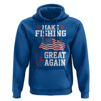 Funny Fisherman Hoodie Make Fishing Great Again America Flag - Wonder Print Shop