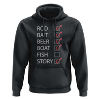 Funny Fishing Check Off List Hoodie - Wonder Print Shop