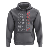 Funny Fishing Check Off List Hoodie - Wonder Print Shop