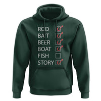 Funny Fishing Check Off List Hoodie - Wonder Print Shop