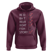 Funny Fishing Check Off List Hoodie - Wonder Print Shop
