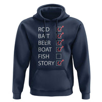 Funny Fishing Check Off List Hoodie - Wonder Print Shop