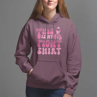 Breast Cancer Hoodie This Is My Fight Warrior Boxing Gloves - Wonder Print Shop