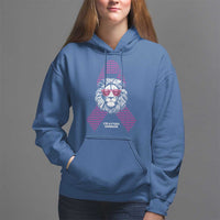 Pink Breast Cancer Hoodie This Is My Fight Pink Lion Warrior - Wonder Print Shop