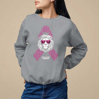 Pink Breast Cancer Sweatshirt This Is My Fight Pink Lion Warrior - Wonder Print Shop