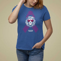 Pink Breast Cancer T Shirt For Women This Is My Fight Pink Lion Warrior - Wonder Print Shop