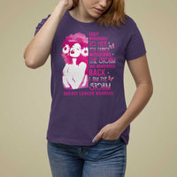 Pink Breast Cancer T Shirt For Women She Whispered Back I Am The Storm - Wonder Print Shop