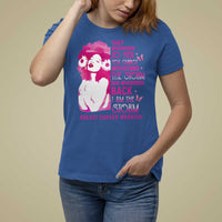 Pink Breast Cancer T Shirt For Women She Whispered Back I Am The Storm - Wonder Print Shop