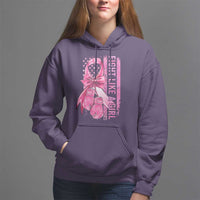 Breast Cancer Hoodie Fight Like A Girl Pink American Flag - Wonder Print Shop