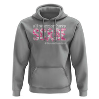 Breast Cancer Hoodie All Warriors Have Scars Millitary Camouflage - Wonder Print Shop