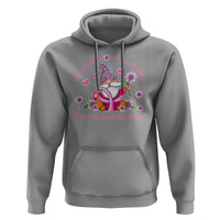 Breast Cancer Awareness Hoodie In October We Wear Pink Gnome - Wonder Print Shop