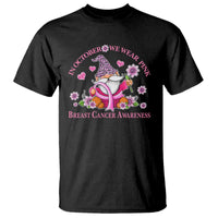 Breast Cancer Awareness T Shirt In October We Wear Pink Gnome - Wonder Print Shop