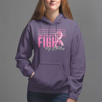 Pink Breast Cancer Hoodie This is How I Fight My Battles - Wonder Print Shop