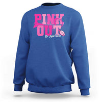Breast Cancer Sweatshirt Pink Out Go Fight Win American Football - Wonder Print Shop