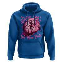 Breast Cancer Halloween Hoodie In October We Wear Pink Witch - Wonder Print Shop