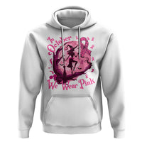 Breast Cancer Halloween Hoodie In October We Wear Pink Witch - Wonder Print Shop