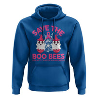 Breast Cancer Halloween Hoodie Save The Boo Bees - Wonder Print Shop