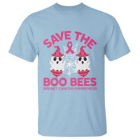 Breast Cancer Halloween T Shirt Save The Boo Bees - Wonder Print Shop