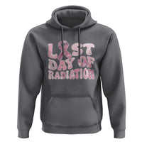 Pink Breast Cancer Chemotherapy Hoodie Last Day Of Radiation Pink Ribbon - Wonder Print Shop