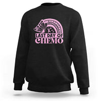 Breast Cancer Chemotherapy Sweatshirt Last Day Of Chemo Pink Ribbon - Wonder Print Shop
