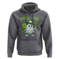 Halloween Pickleball Hoodie Pickle Boo Cute Ghost