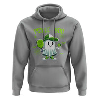 Halloween Pickleball Hoodie Pickle Boo Cute Ghost